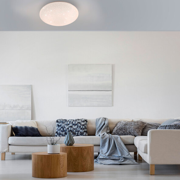 Skyler LED ceiling light, ⌀ 39 cm