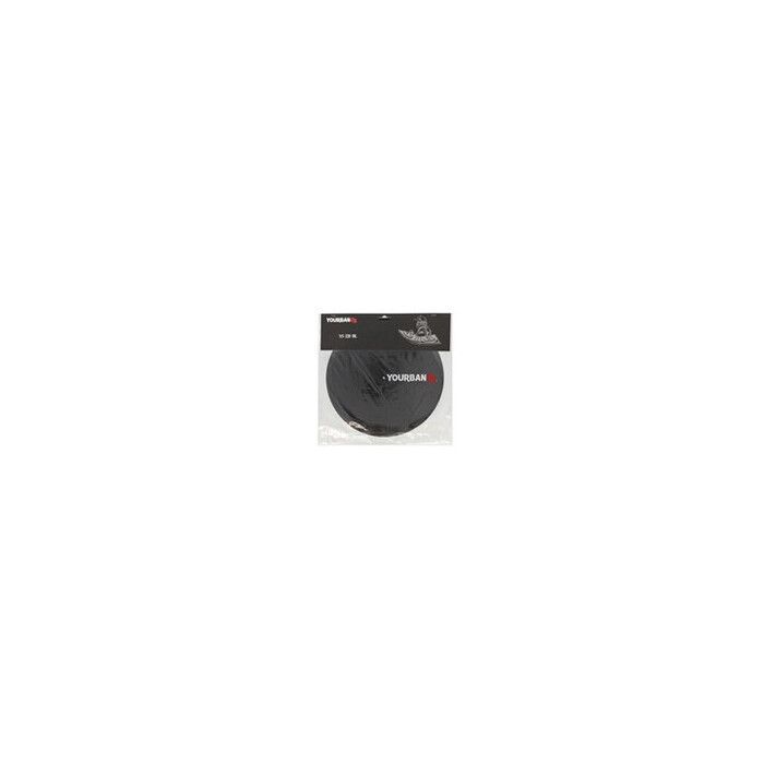 Pair of Yourban DJ YS 220 BL Black felt mats for turntables