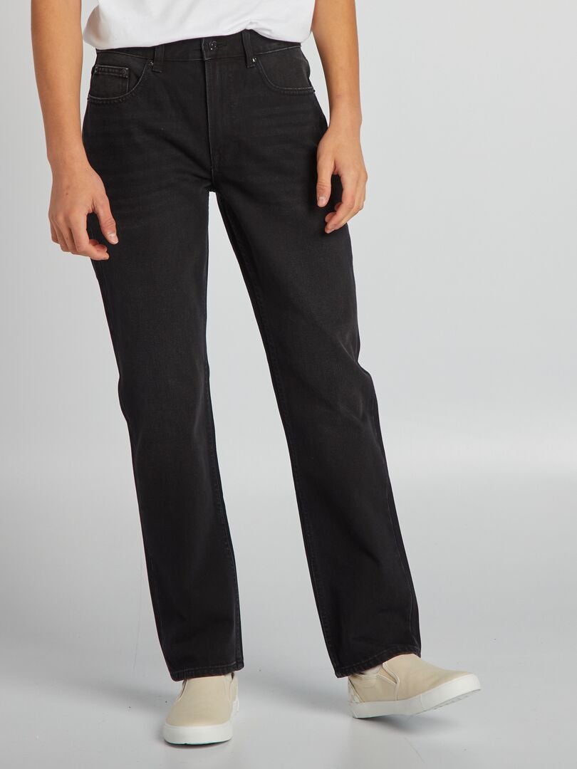 Pantalones vaqueros rectos - GRIS