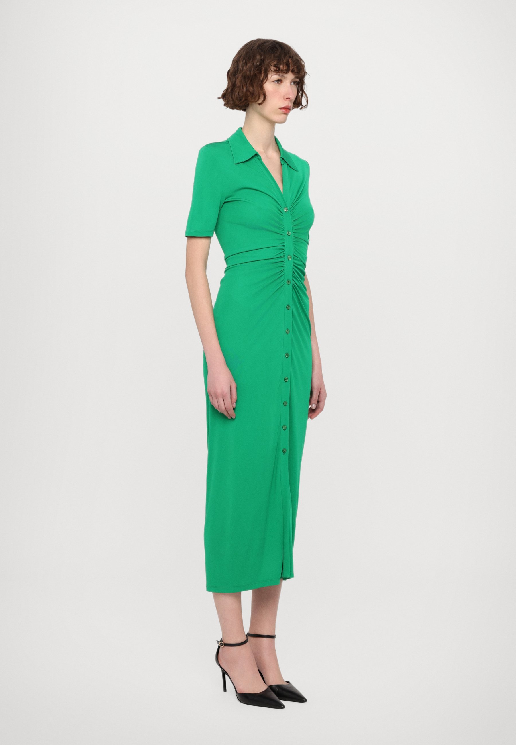 Robe en jersey ZOEY de Diane von Furstenberg - vert signature
