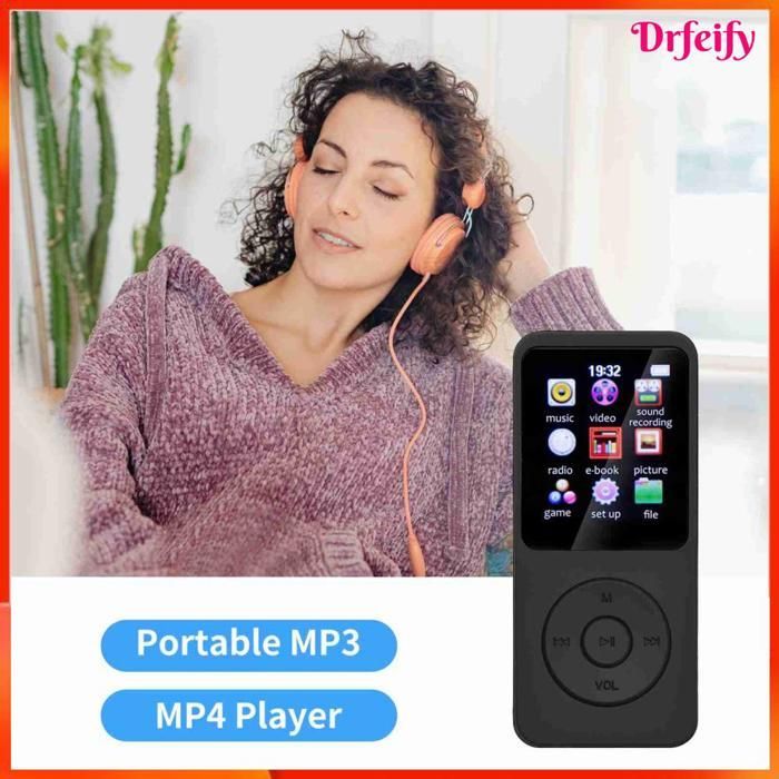 Lettore MP4 - AKOZON - MP3-01 - Schermo TFT da 1,77 pollici - 16 GB - Bluetooth 5.0