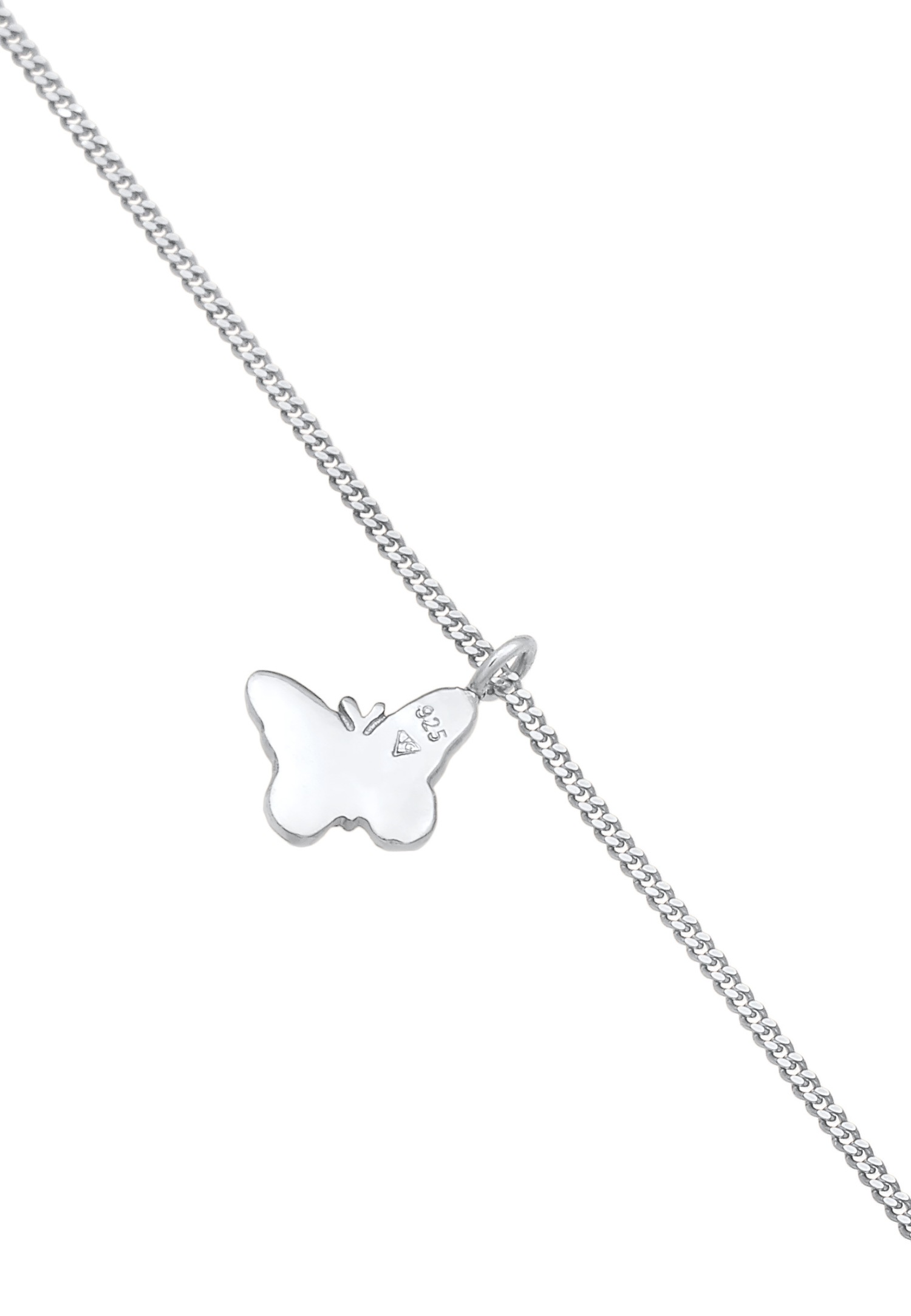 Elli Femmes choker papillon pendentif basique en argent sterling 925