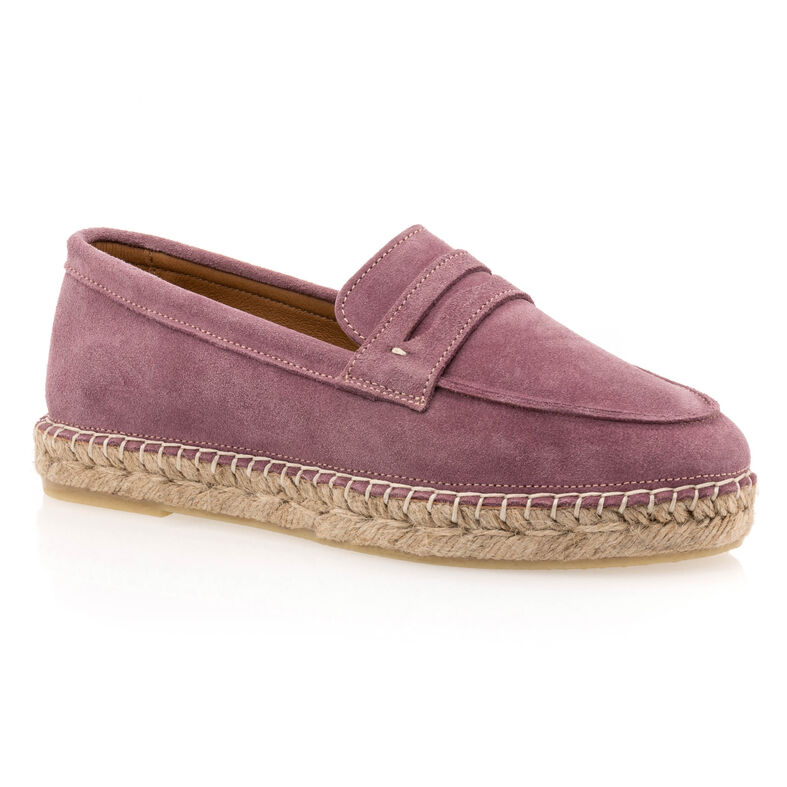 Lila Damen-Loafer/Bootsschuhe