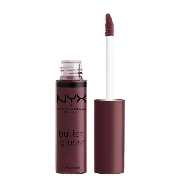 Brillo labial Butter Gloss de NYX Professional Makeup - Tono pastel de chocolate