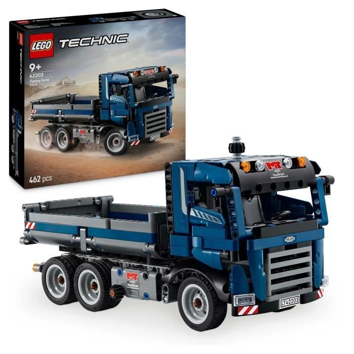 LEGO Technic 42203 Camion benne - Jeu de construction pour garçon dès 9 ans - Idée cadeau