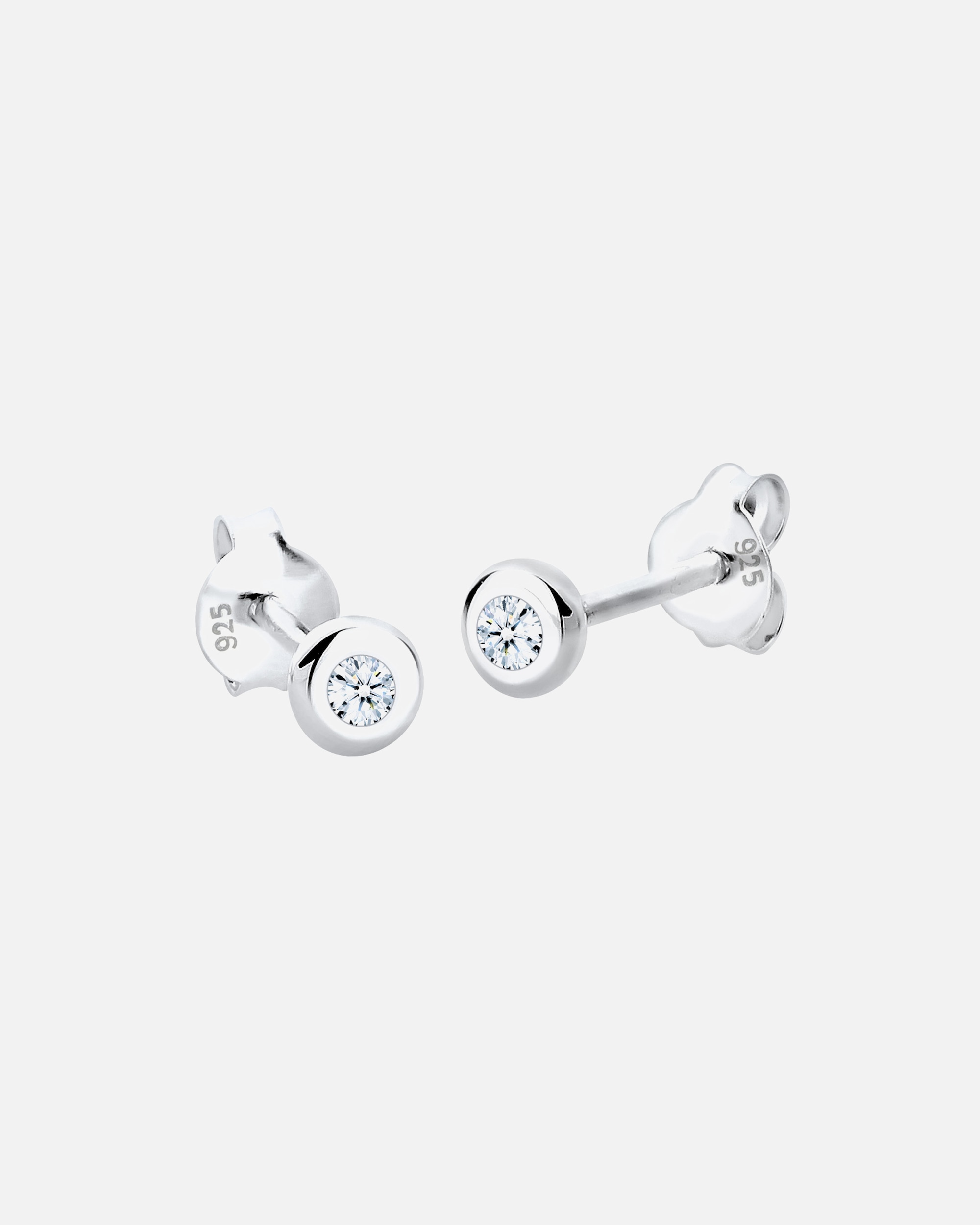 Elli DIAMONDS Basic Diamant (0.06 ct.) 925 Silber Geschenkidee
