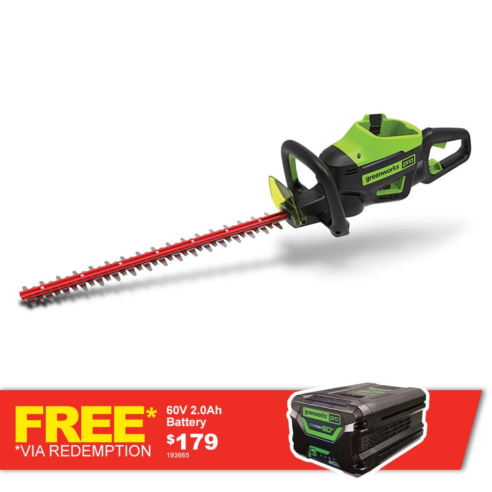 GREENWORKS 60V 610mm Skin hekksaks 2205807AU