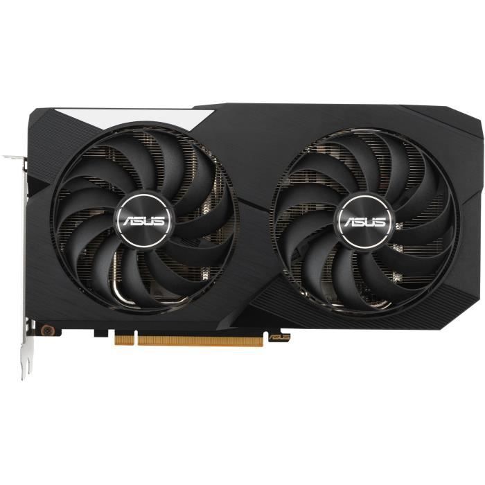 Carte graphique - ASUS - Dual -RX6600XT-O8G AMD Radeon RX 6600 XT 8 Go GDDR6