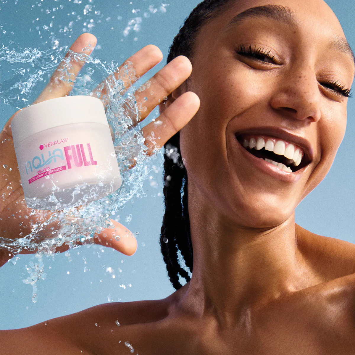 Creme Viso Aquafull - Gel viso idratante, Siero viso idratante