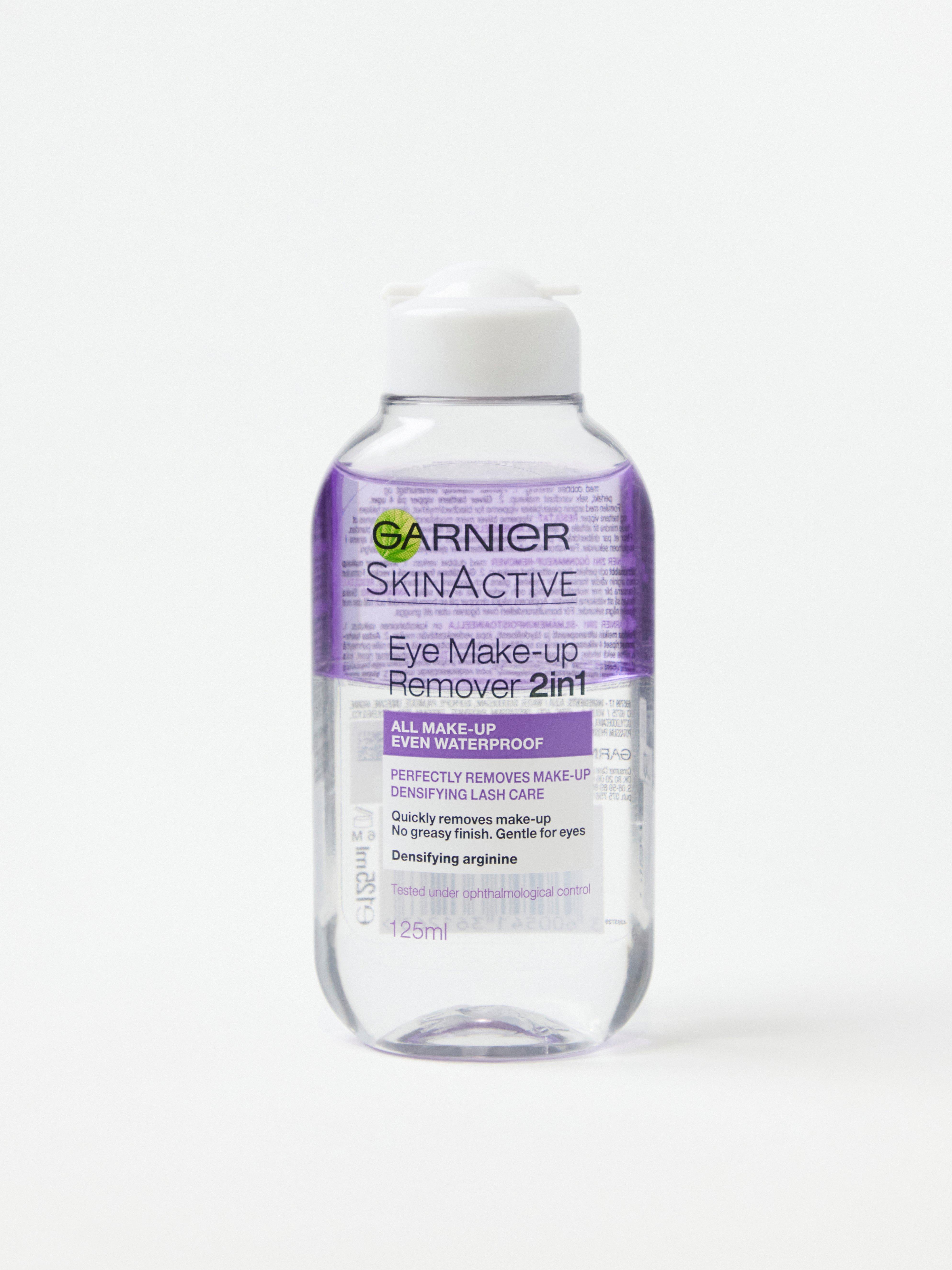 Garnier Skin Active øyesminkefjerner 2-i-1 Ingen farge