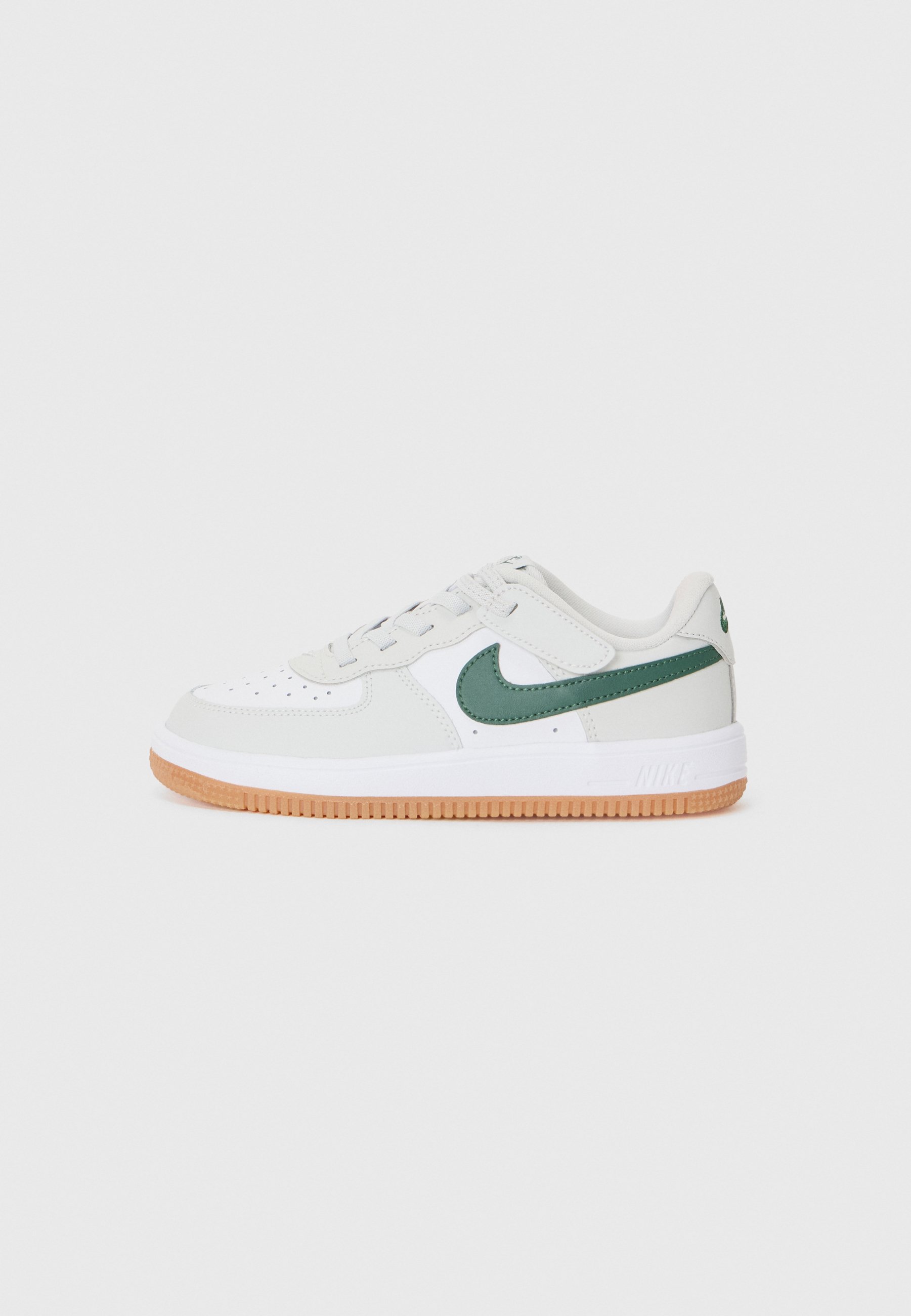 Nike Sportswear FORCE 1 UNISEX - Buty sportowe - photon dust/white/fir/gum med brown
