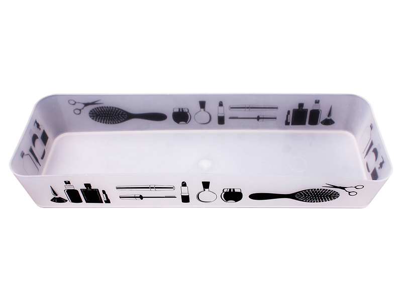 Organizer Makeup 11,3x11,3 cm biały