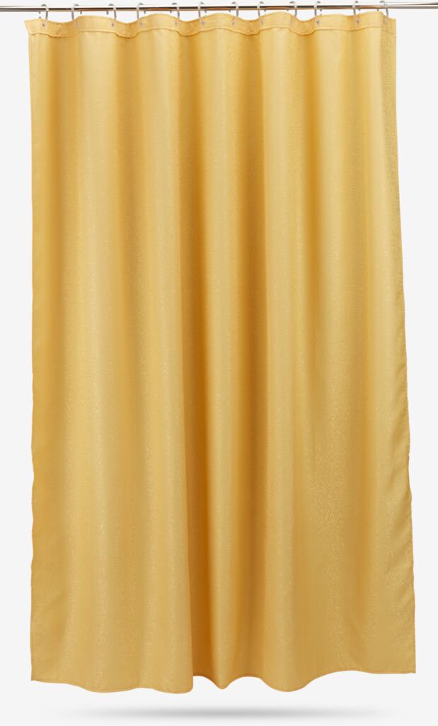 SOLBERGA zlatý SOLBERGA sprchový záves 180x200cm žltý KRONBORG