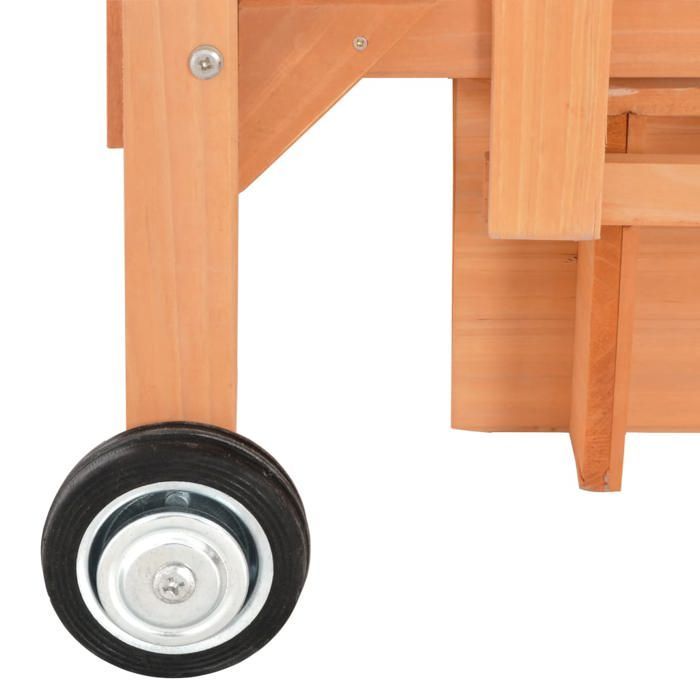 Children's playhouse and sandbox made of fir wood, UV50 blue, 02_0005061