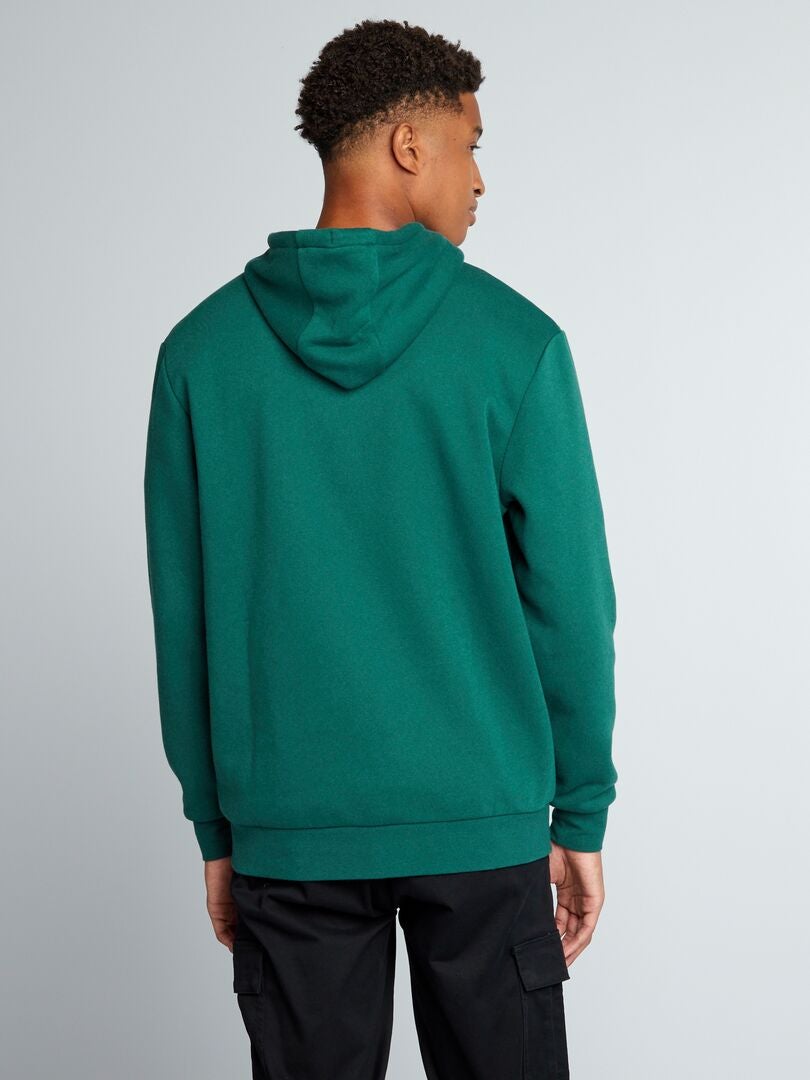 Fleece hoodie +190cm - GROEN