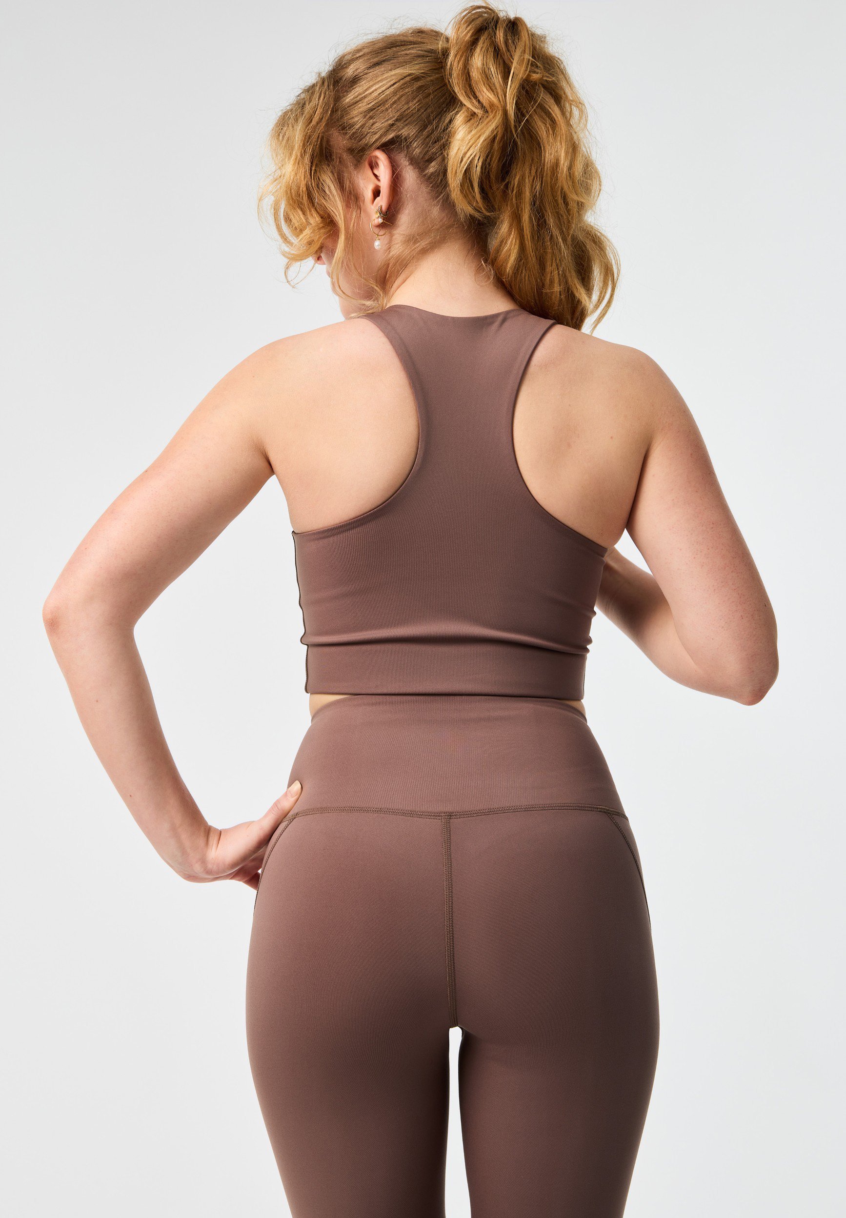 Soutien-gorge de sport à maintien moyen Girlfriend Collective - Storm