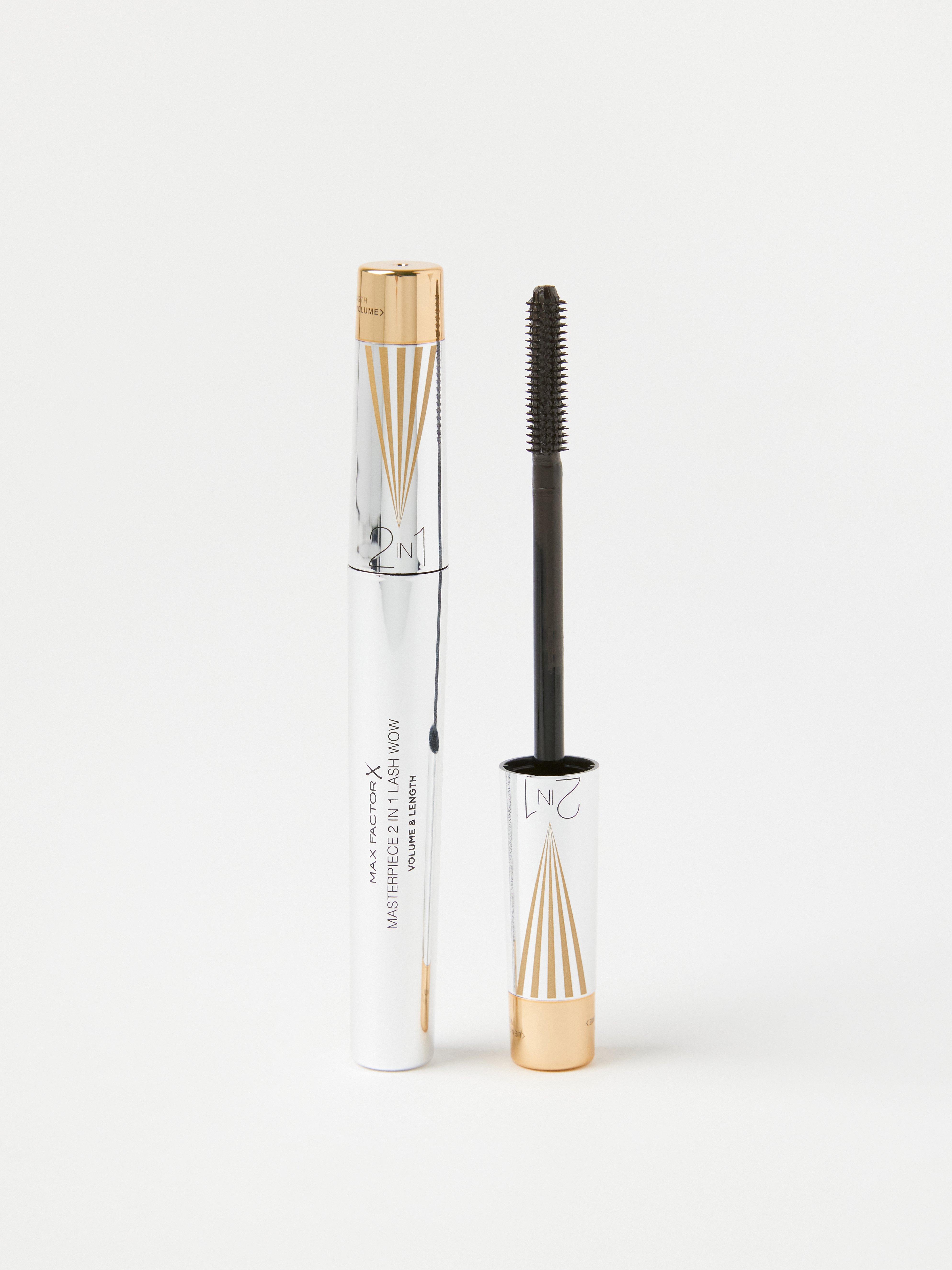 Řasenka Max Factor Masterpiece 2 v 1 Lash Wow 002 ČERNÁ HNĚDÁ