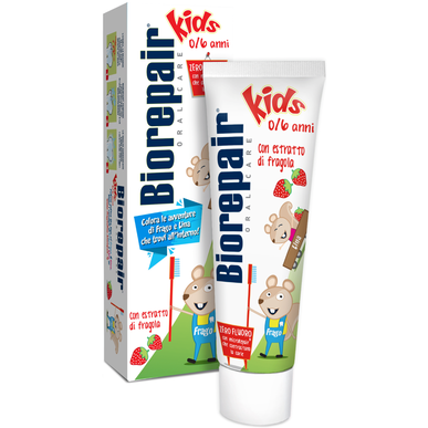 Biorepair Jahodová zubní pasta 0-6 let 50 ml