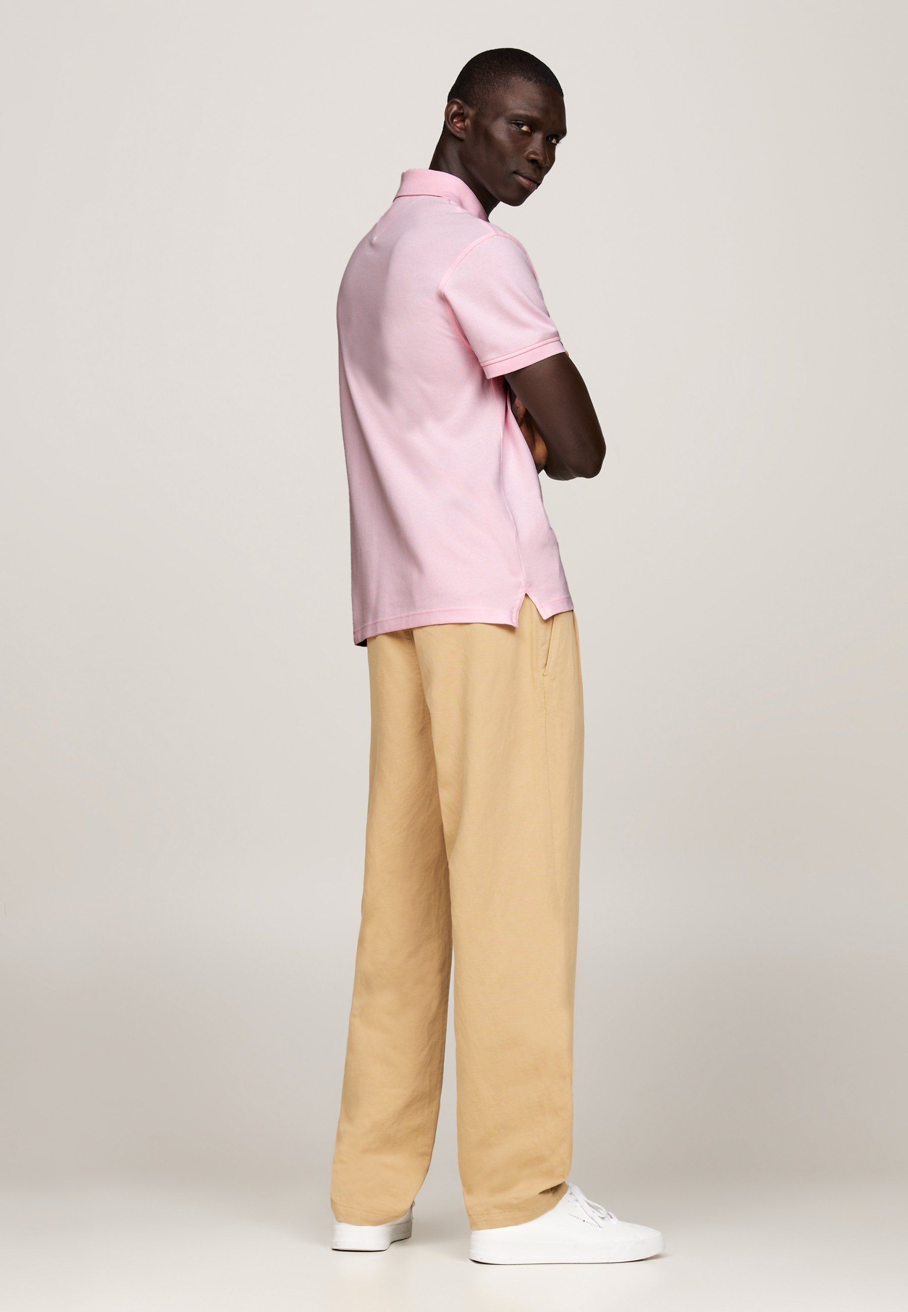 Tommy Hilfiger SLIM - Poloshirt - lichtroze