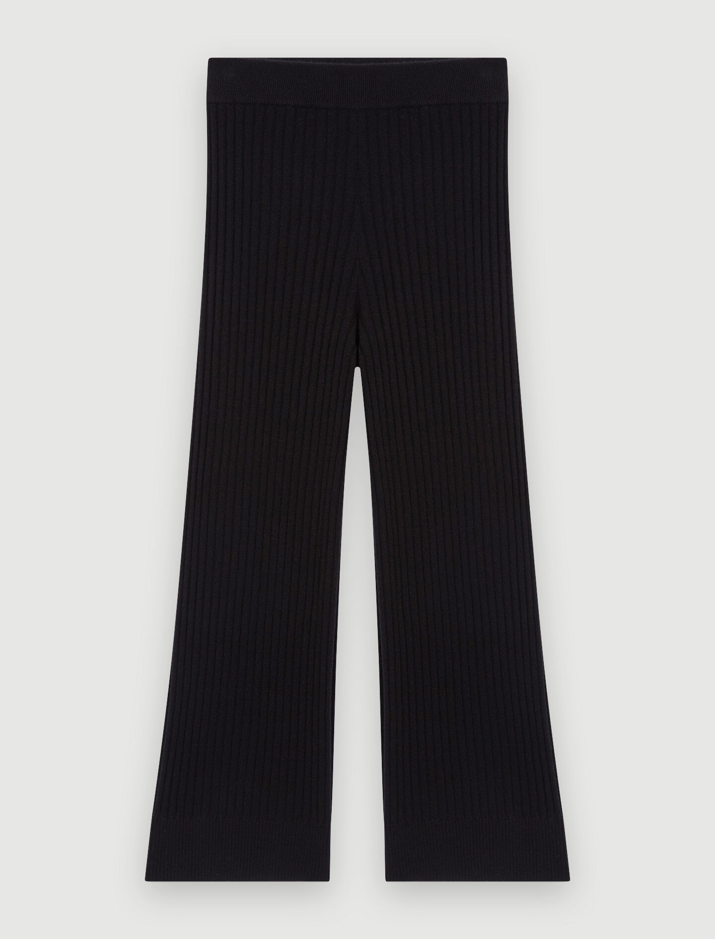 Pantaloni din cașmir - Negru