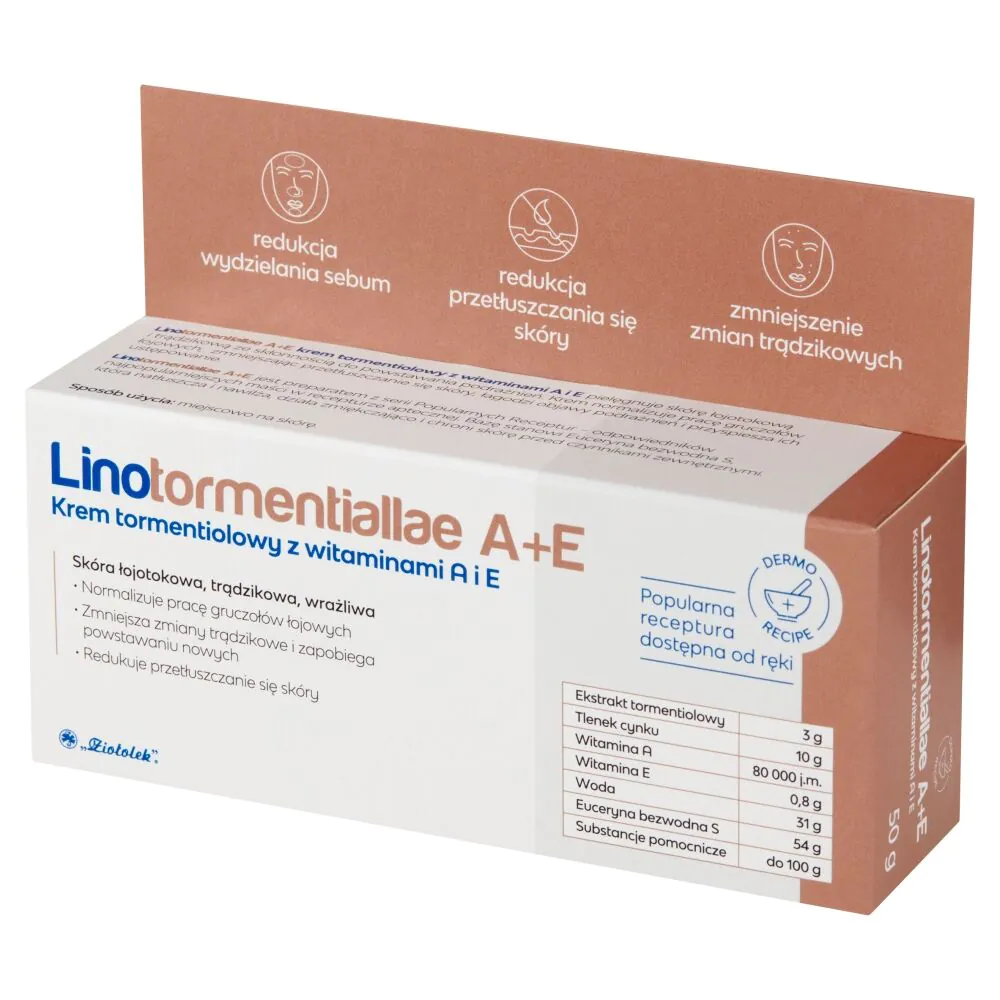 Linotormentiallae A+ E, Krem tormentiolowy z witaminami A i E