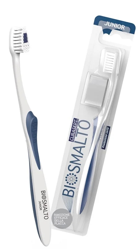 CURASEPT Curasept Biosmalto Protection Junior Bescherming tegen gaatjes in de tandenborstel