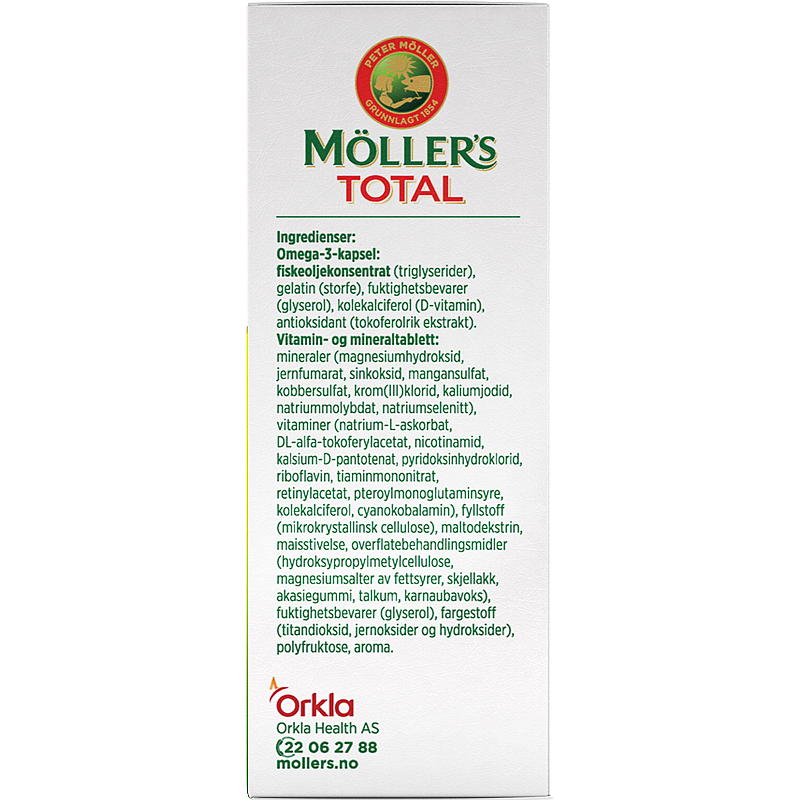 Möllers Möllers 56 kapsler I alt