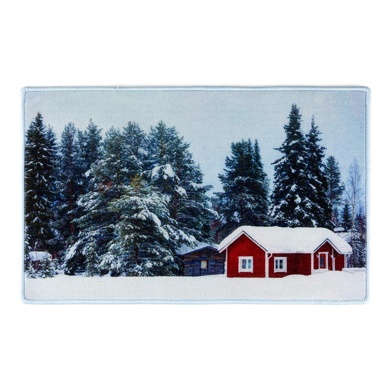 Paillasson 48x78 cm imprimé hiver
