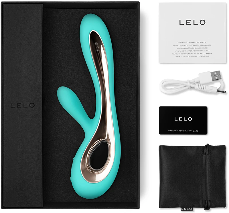 Vibrador Lelo Soraya 2 com estimulador clitoriano