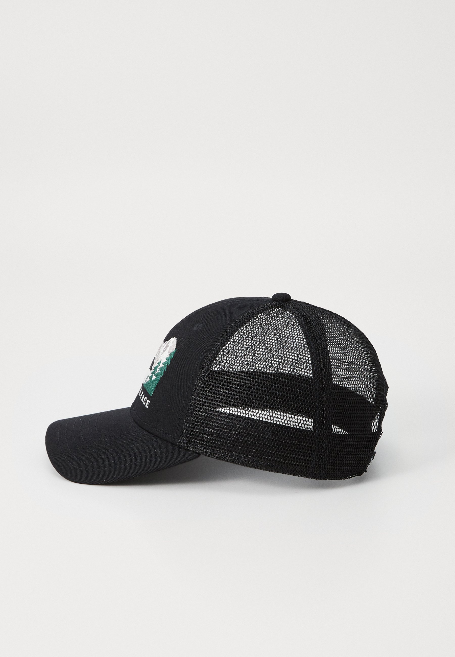 The North Face EMBROIDERED MUDDER TRUCKER UNISEX - Cap - schwarz/bärenmotiv