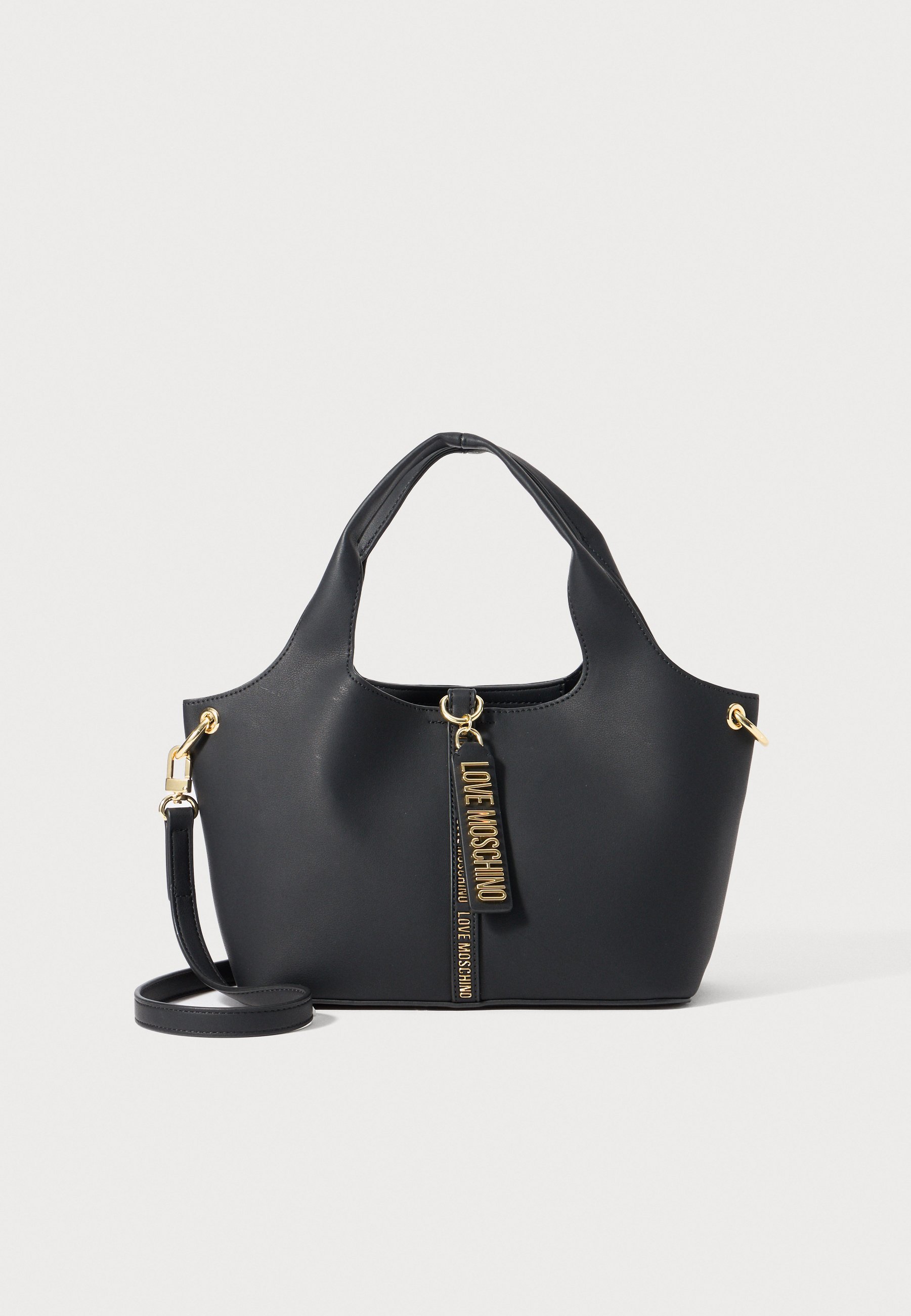 Bolsa Love Moschino ZIPPED UP - preta