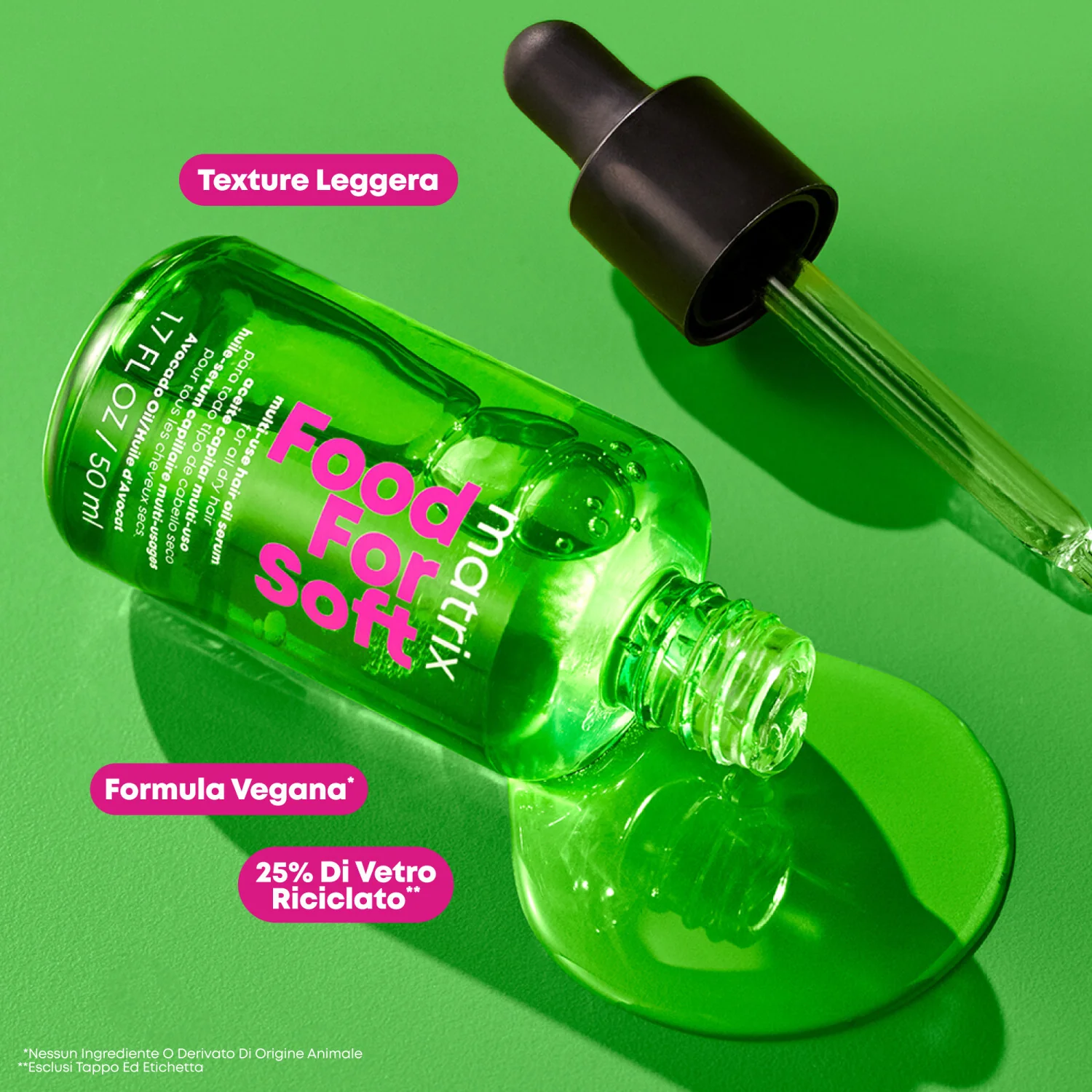Food For Soft Multi-Use Hair Oil Serum - Olio Capelli