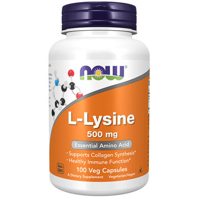 Now L-lysiini 500 mg kapselit Lihasmassan ylläpitoon 100 kapselia 100 kapselia