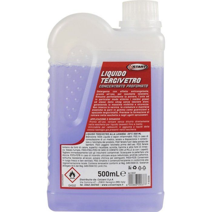 Líquido limpiaparabrisas concentrado con aroma a lavanda -20 °C 500 ml