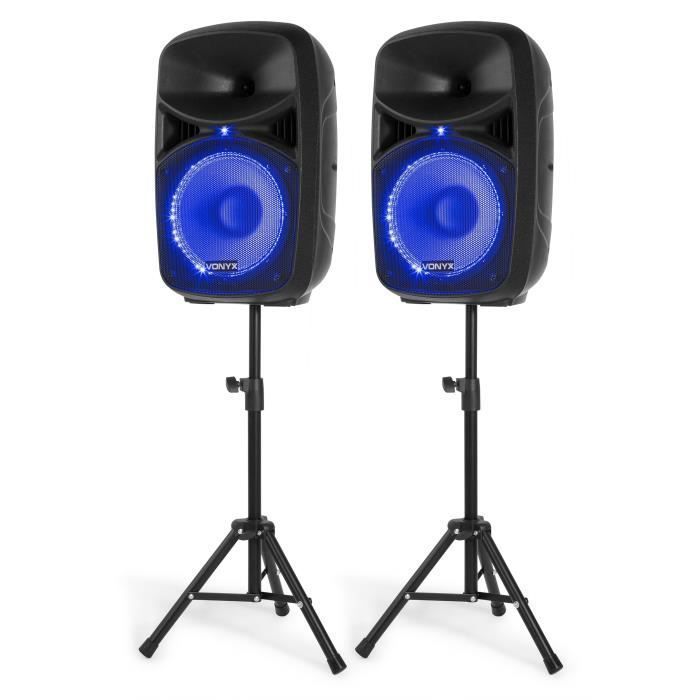 Caixas de som Vonyx VPS102A - 600 Watts - 10