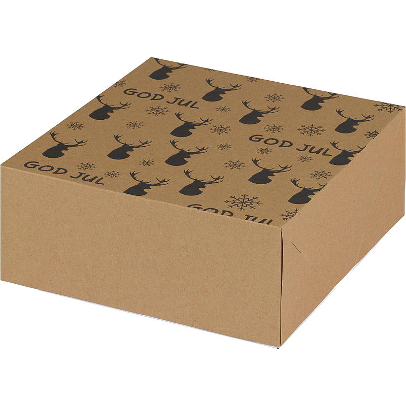 Cadeauverpakking voor thuis, 3 stuks met boven- en onderkant.