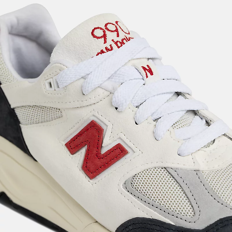 Férfi MADE in USA 990v2 cipő - NB sötétkék és tengeri sóval