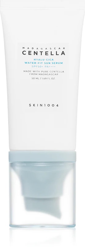 SKIN1004 Madagascar Centella Hyalu-Cica Water-Fit Sun Serum Двоструко паковање заштитног серума са хидратантним ефектом, двоструко паковање
