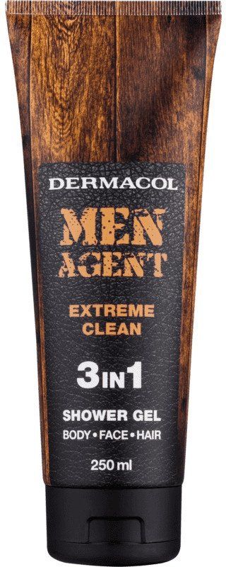 „Men Agent Extreme Clean“ 3 viename dušo želė Vonios želė