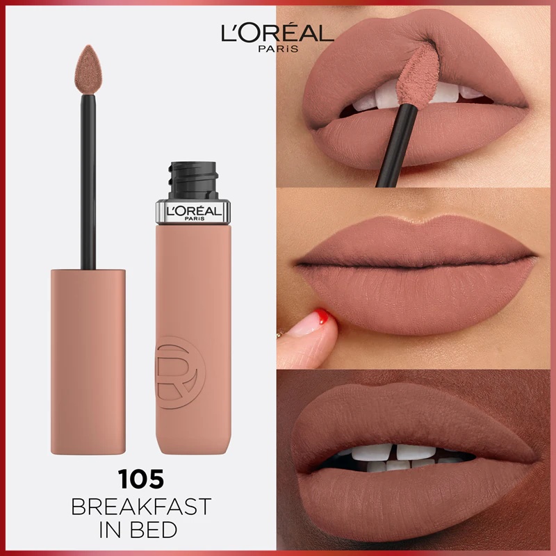 L'Oréal Paris Infaillible Matte Resistance matiniai drėkinamieji lūpų dažai