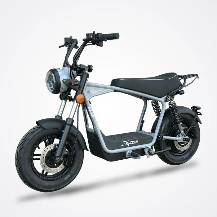 SKYTEAM DAX E-WAT 1200W Electric Motorcycle / Grey
