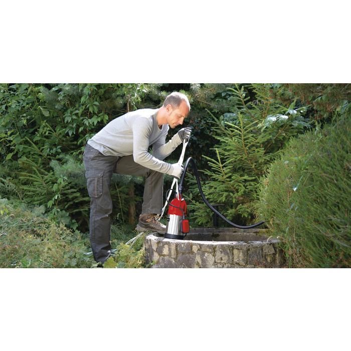 Bomba sumergible Einhell GC-PP 900 N (900 W, profundidad de inmersión de 7 m, cable de 10 m)
