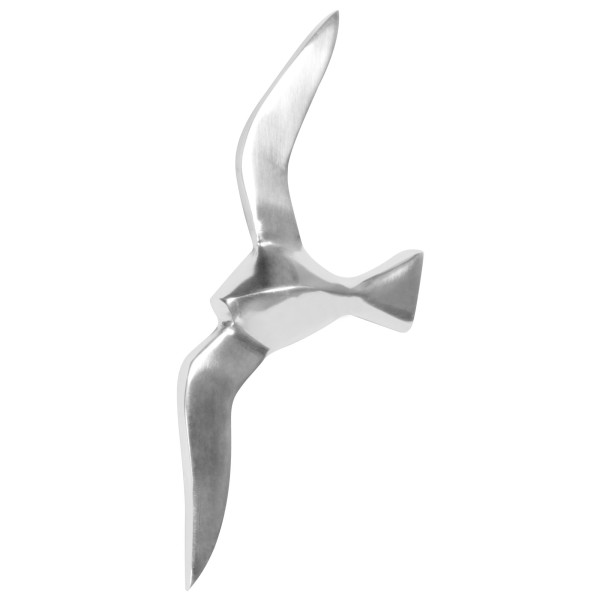 FineBuy Dekoracja ścienna aluminium srebrny