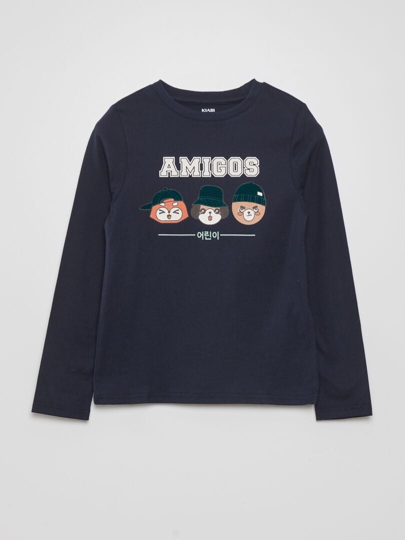 Camiseta estampada - AZUL