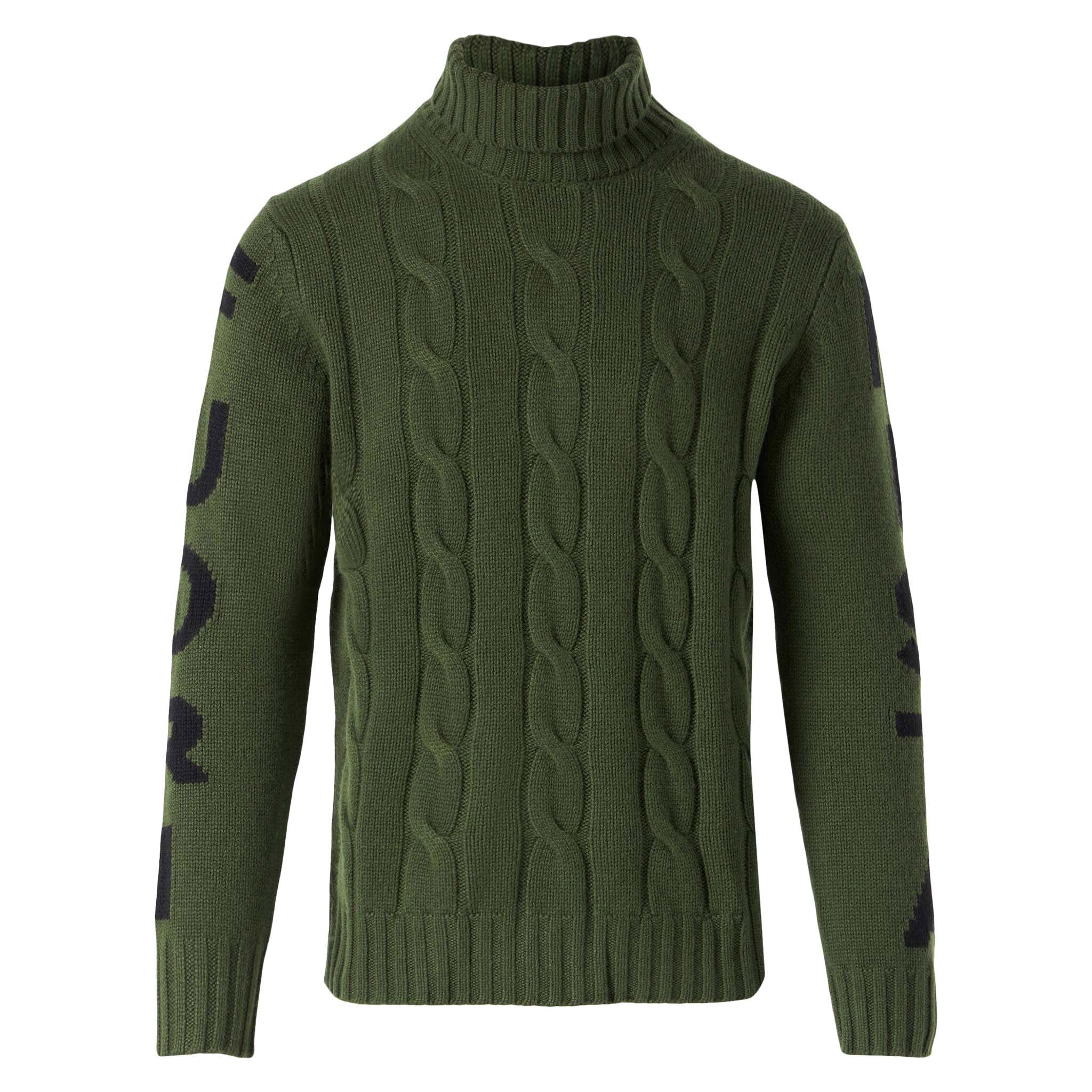 Jersey de cuello alto tejido con estampado Off-Piste para hombre
