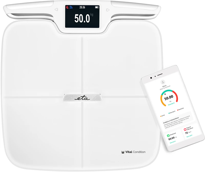 ETA Vital Condition 8779 90000 Badezimmerwaage mit App