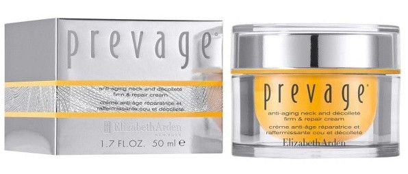 Spevňujúca a regeneračná kúra Prevage na krk a dekolt Luxusná kúra proti vráskam a starnutiu