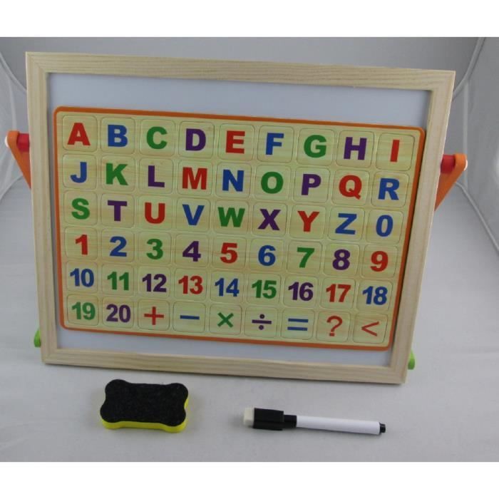 Quadro de atividades infantis dupla face