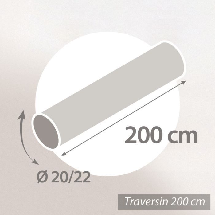 Cuscino cilindrico 200 cm, 100% piume d'anatra