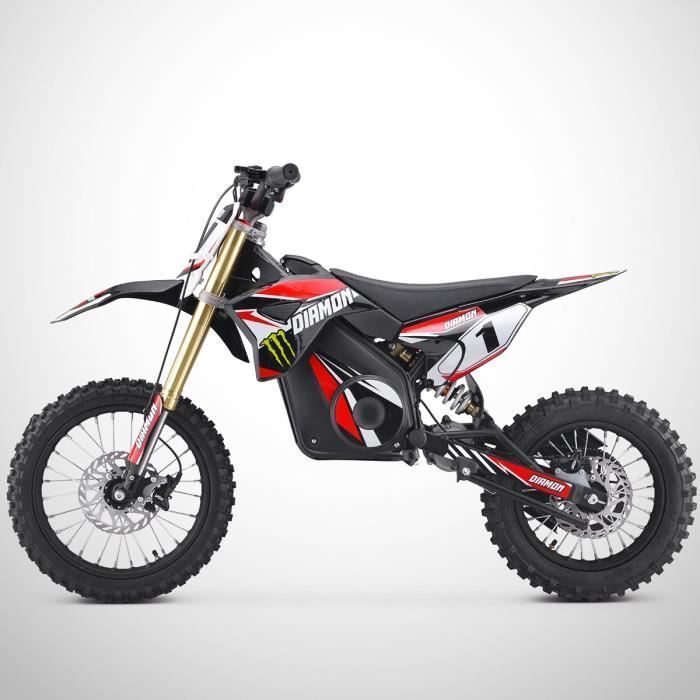 Moto Enfant Électrique 1300W / Moto cross ORION 1300W / 14/12 / Édition 2024 / Rouge
